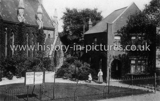 Wesleyan Church, High Road, Leyton, London. c.1910.